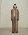 SWAYING 24 Autumn and Winter Cashmere Brushed Straight Pants SW-SW24AW3B41-TUO Camel